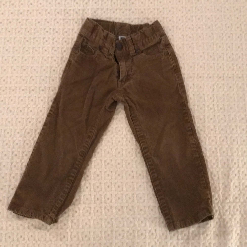 Janie and Jack 2T Boys Brown Corduroy Pants